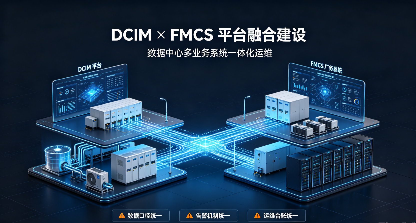 DCIM平台对接厂务FMCS系统 数据中心多业务平台融合