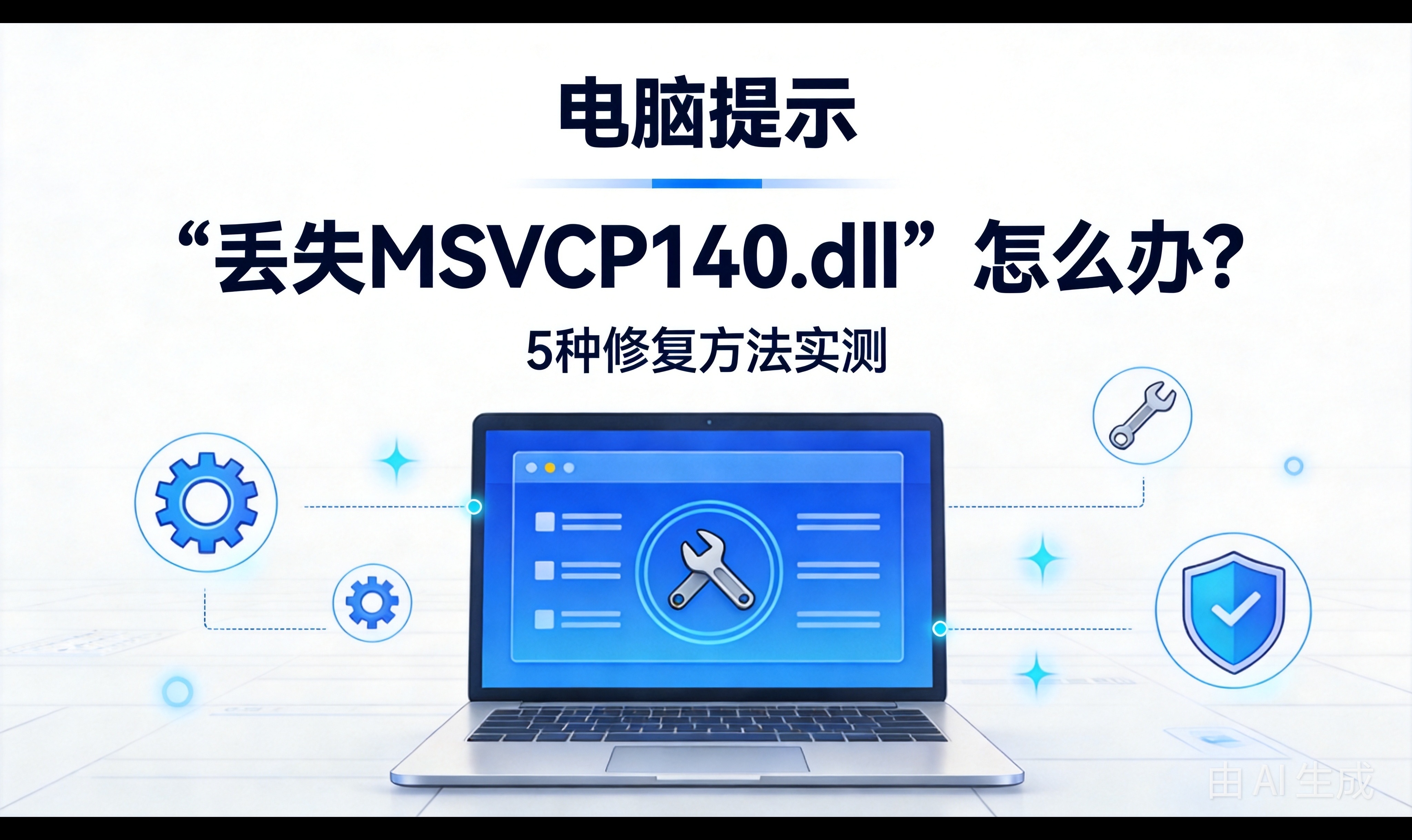 【已解决】msvcp140.dll丢失/找不到：VC++运行库修复+4种方案对比
