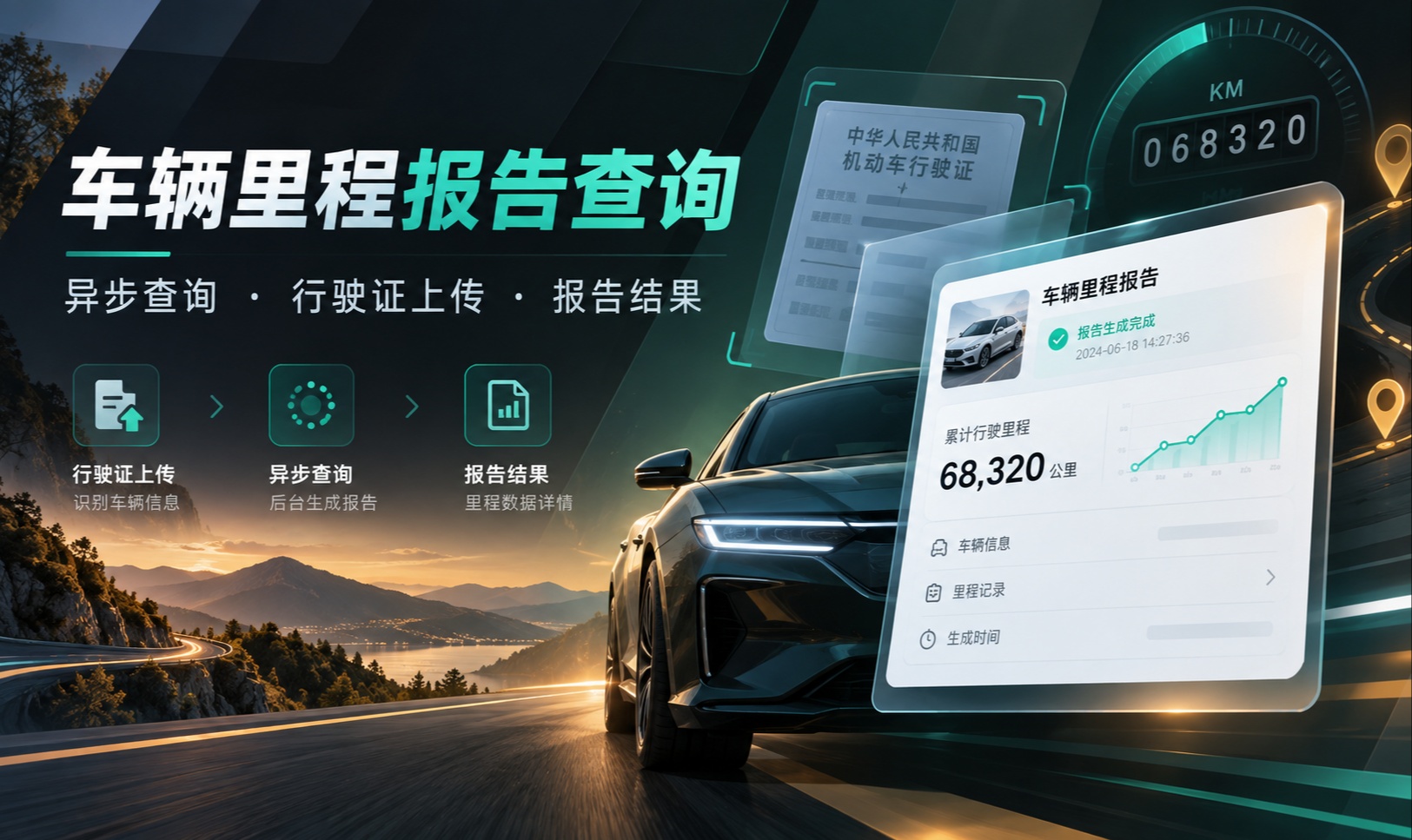 车辆里程报告 API 怎么接？下单、订单状态和报告结果一次讲清