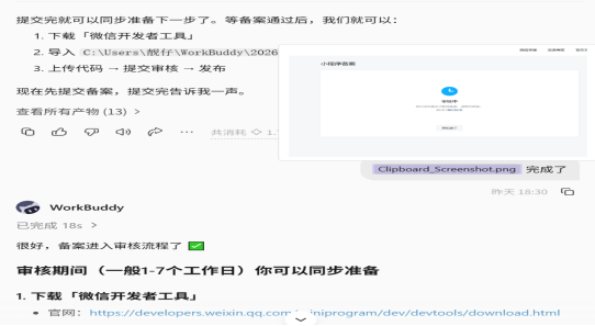 成功提交审核