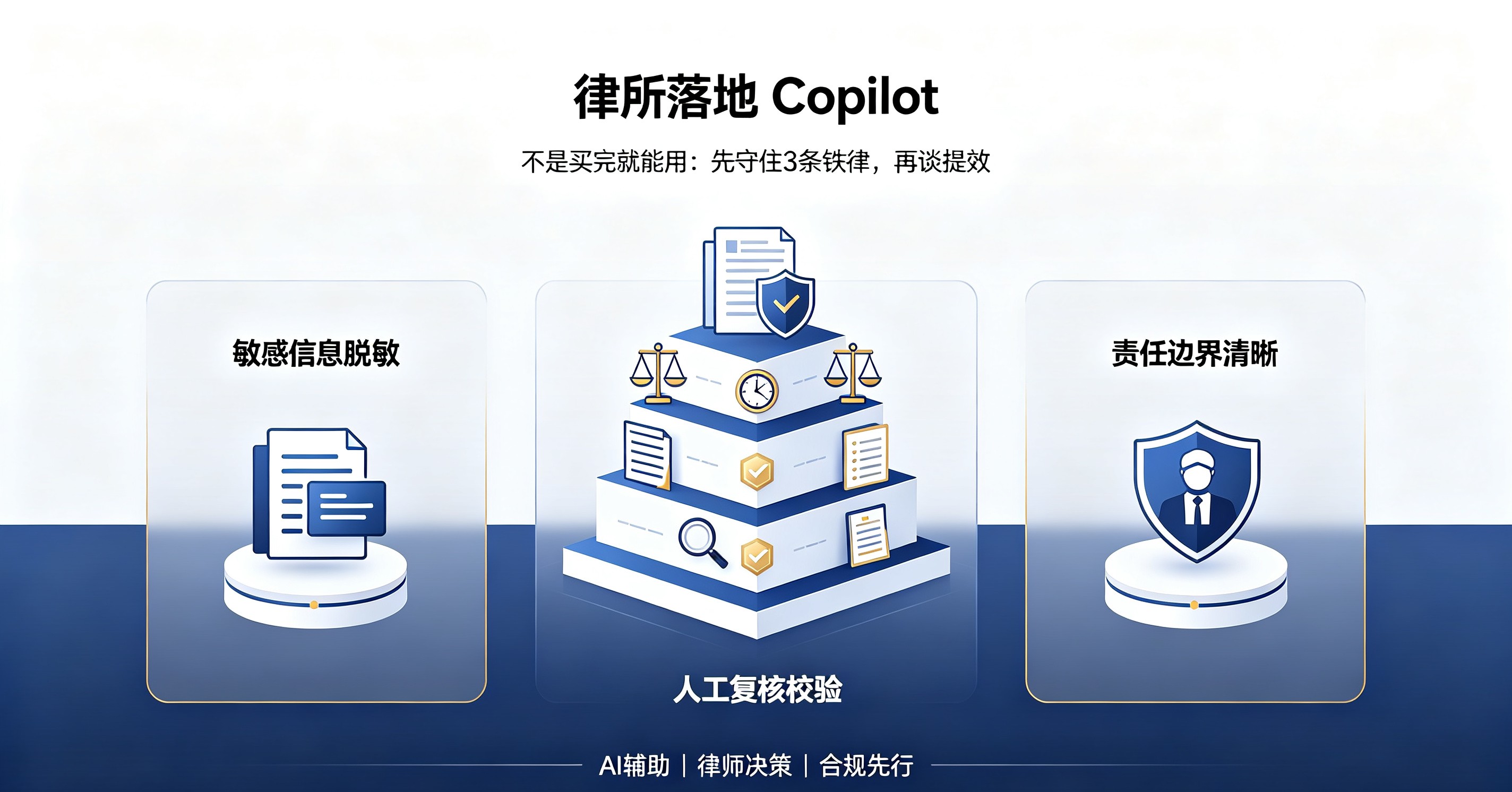 律所落地 Copilot，不是买完就能用：先守住 3 条铁律，再谈提效