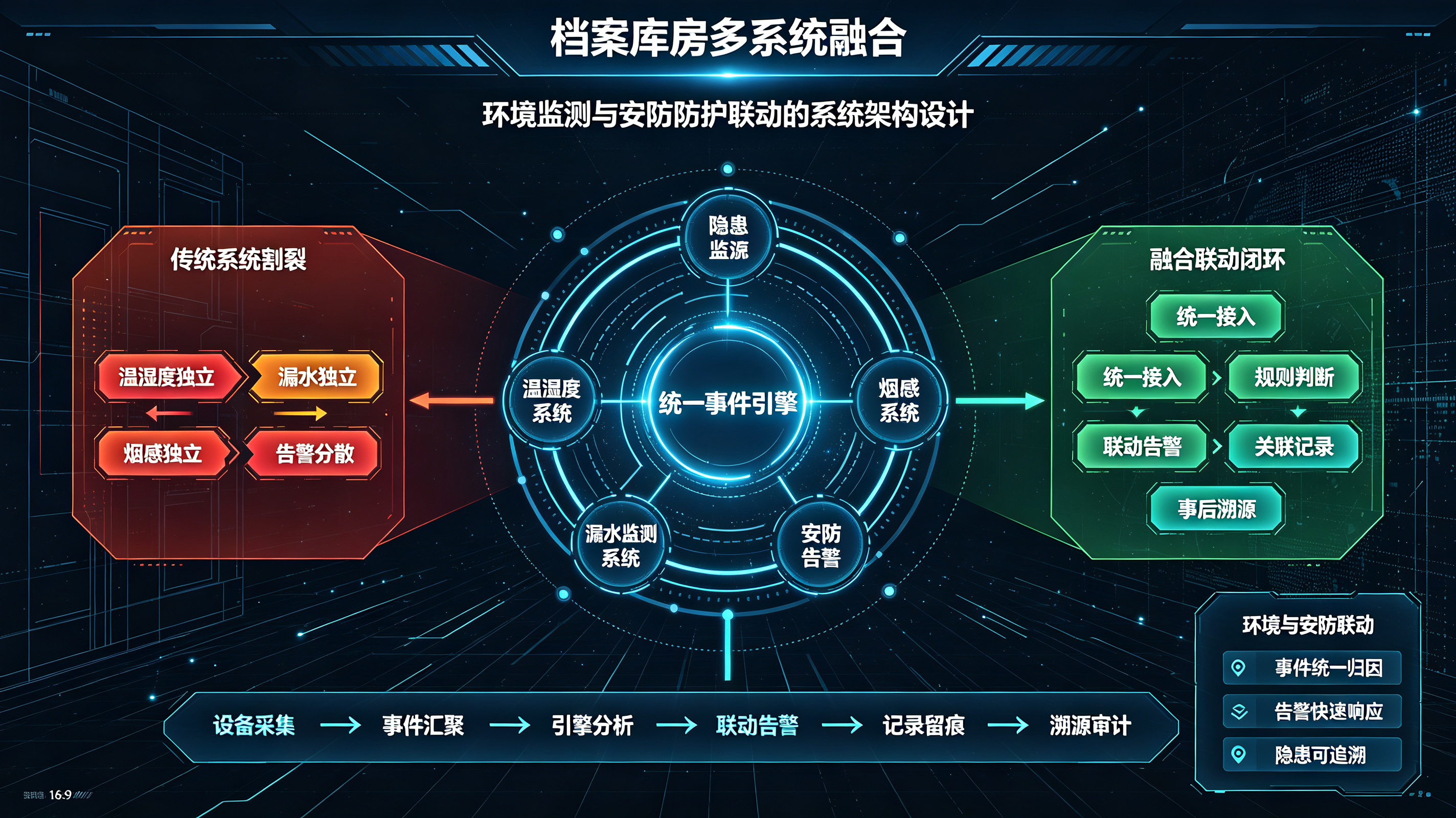 档案库房多系统融合：环境监测与安防防护联动需要注意的误区