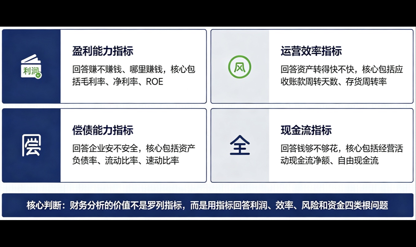财务数据分析从哪开始？到底哪些财务数据分析真正有用？
