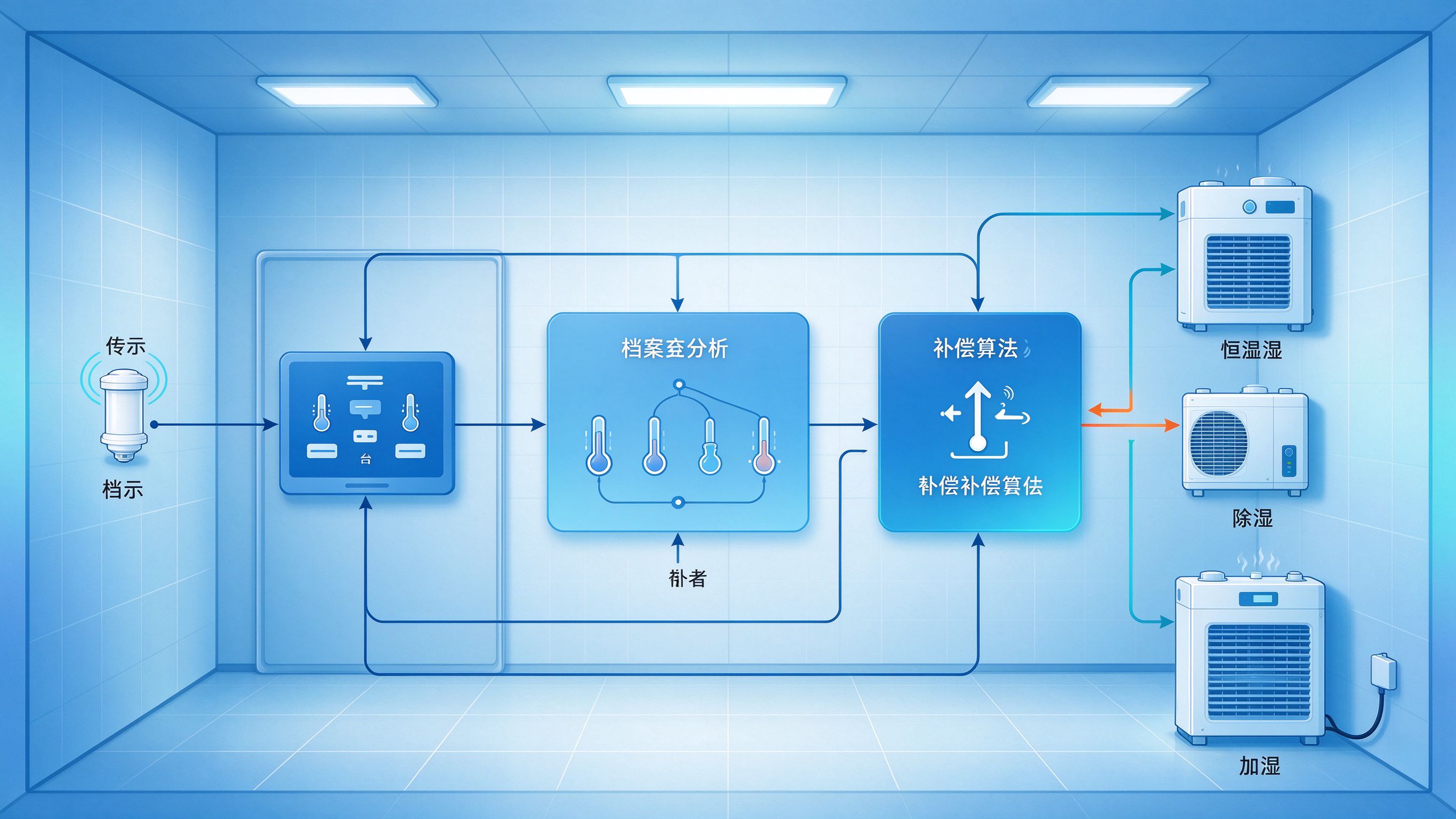 温湿度采集滞后与设备联动补偿算法架构