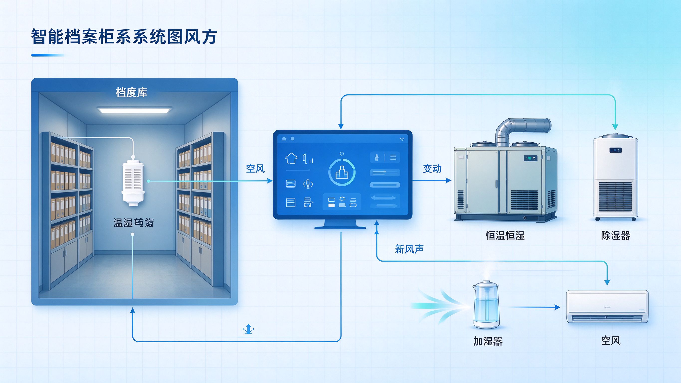 智慧档案馆温湿度监控设备联动落地方案