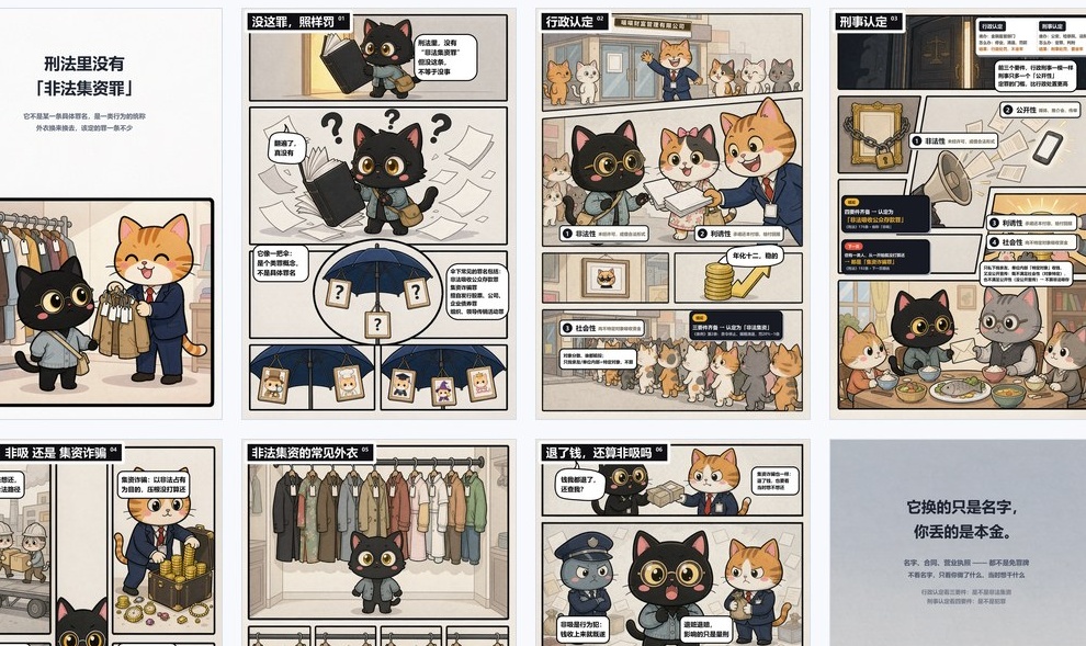 我用 WorkBuddy 把一篇 2700 字普法长文，做成了 8 页能直接发的普法漫画