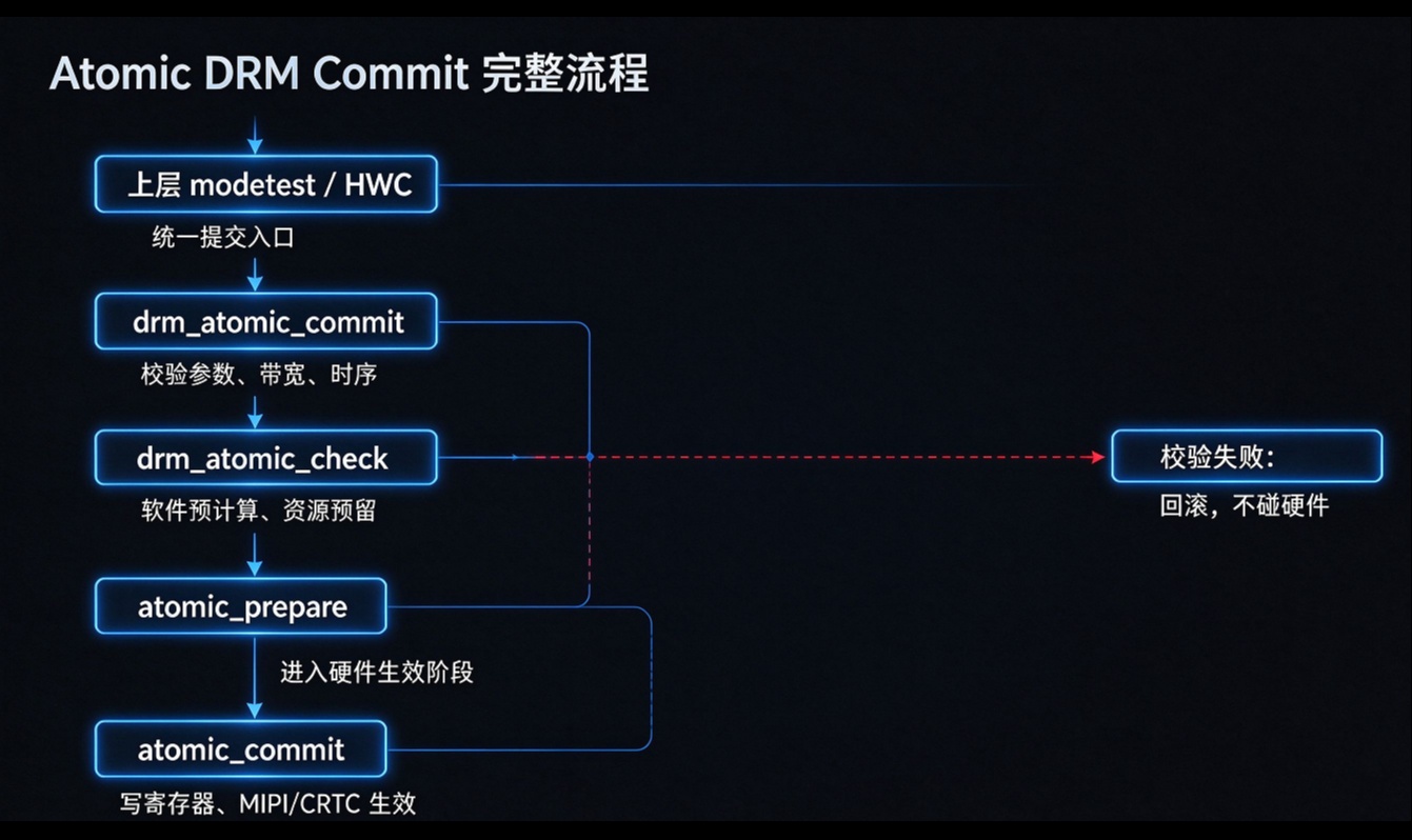 第11篇：Atomic DRM 原理与 Commit 完整流程解析