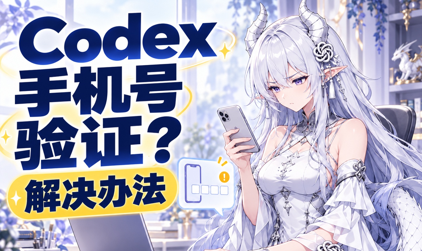 Codex手机号验证解决办法