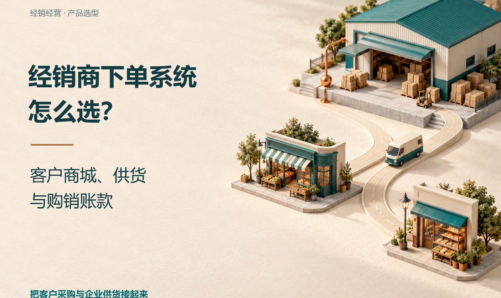经销商下单系统怎么选？客户商城、供货与购销账款