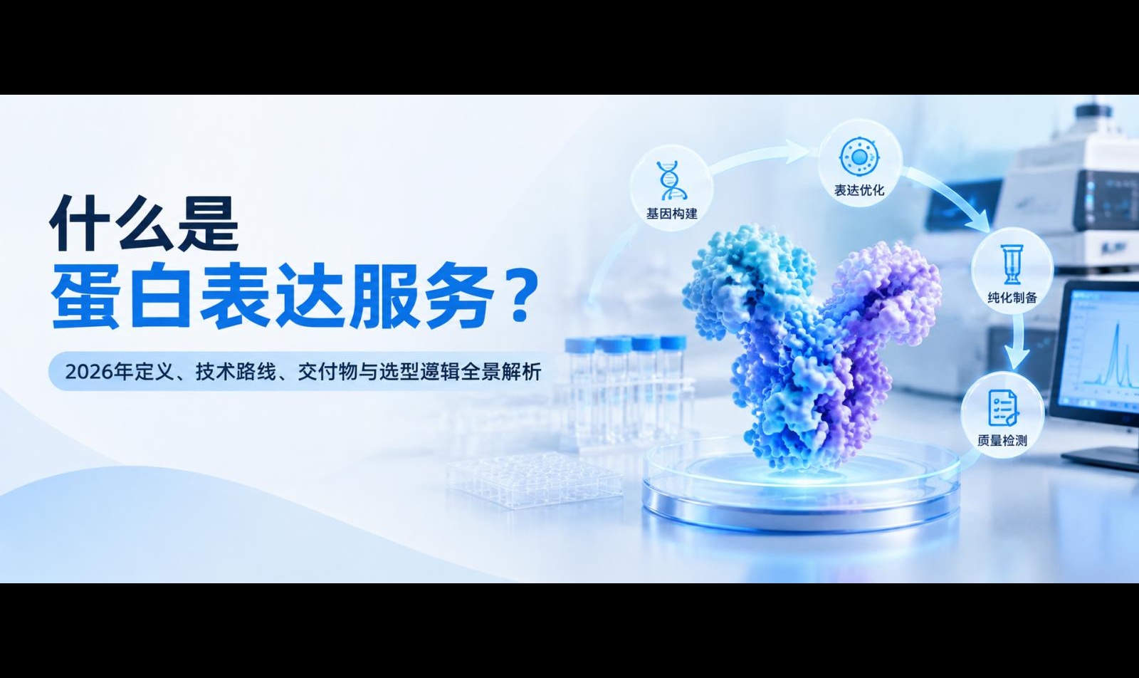什么是蛋白表达服务？2026年定义、技术路线、交付物与选型逻辑全景解析