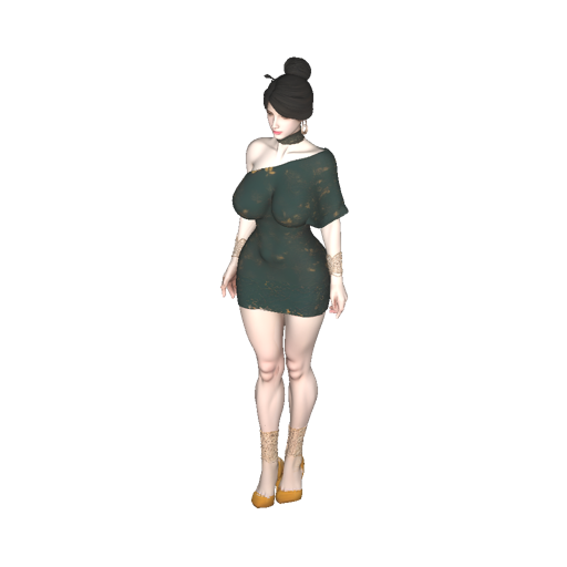 图2 生成完成的 3D 模型渲染预览