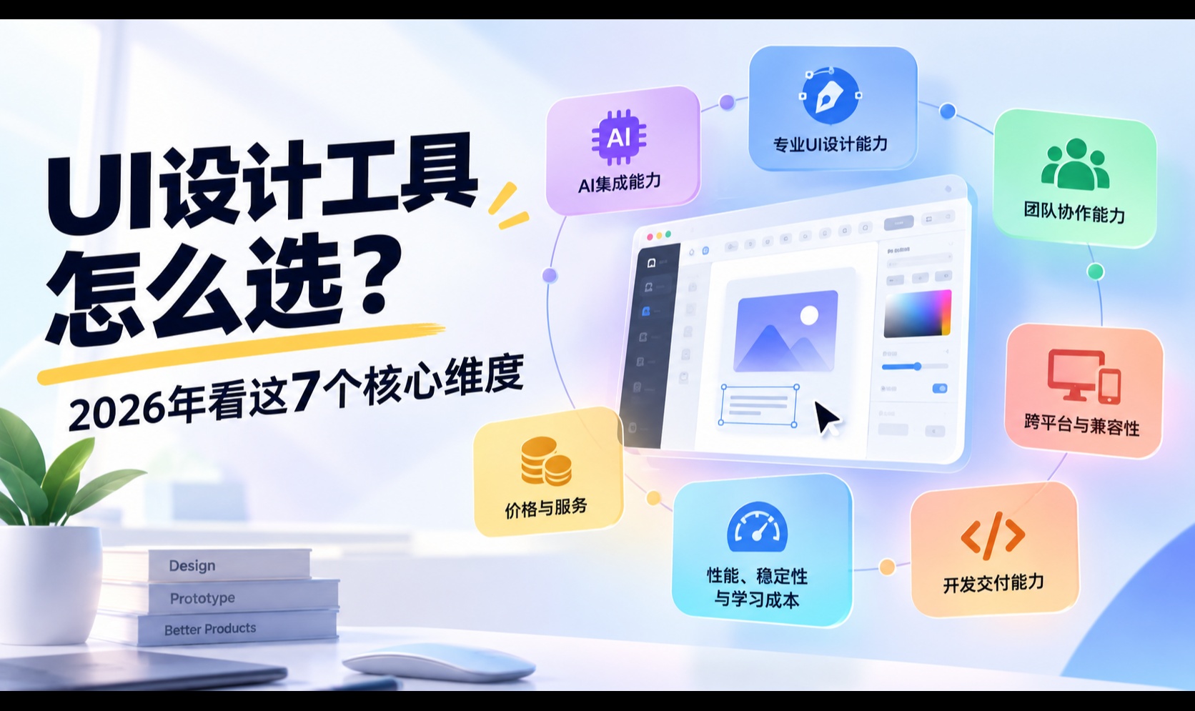 挑选UI设计工具看这7个维度，5款主流产品一次讲清