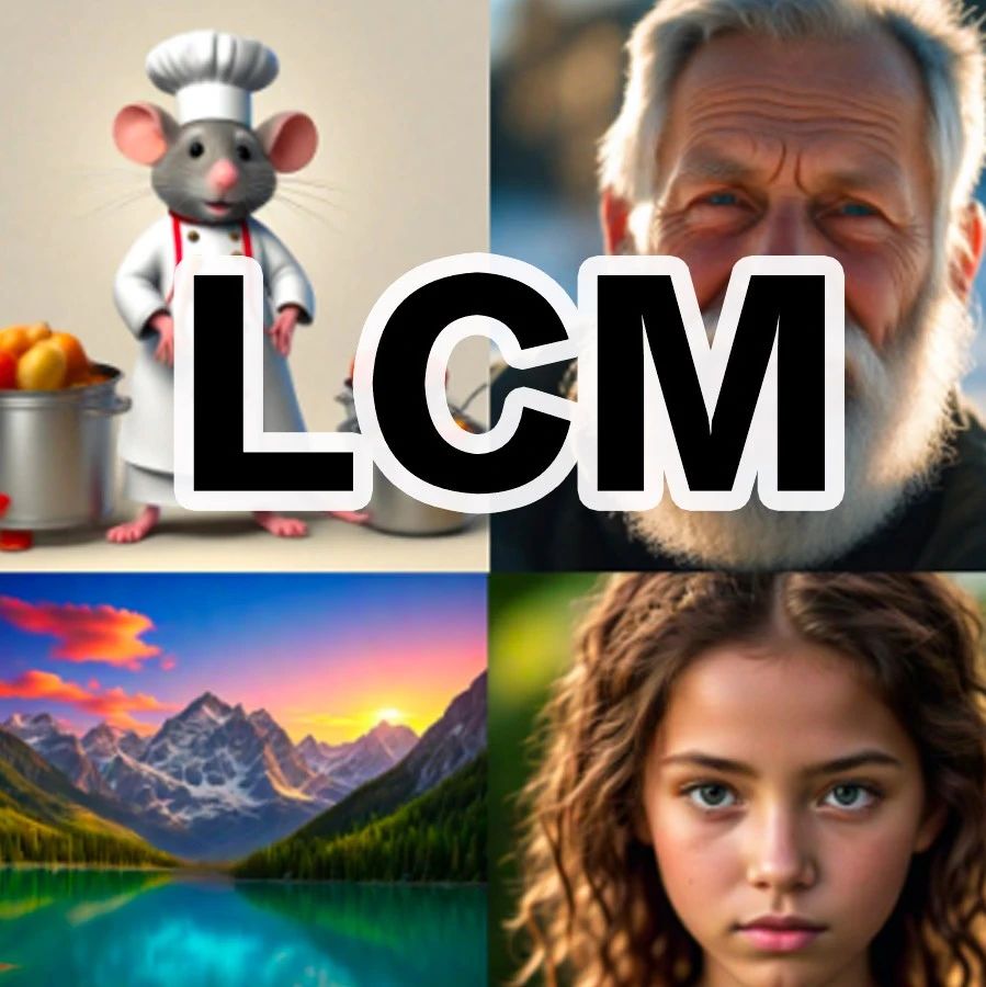 文生图10倍速，视频实时渲染！清华发布LCM：兼容全部SD大模型、LoRA、插件等