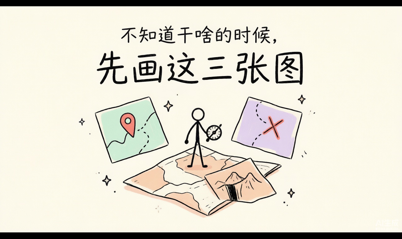 不知道干啥的时候，先画这三张图