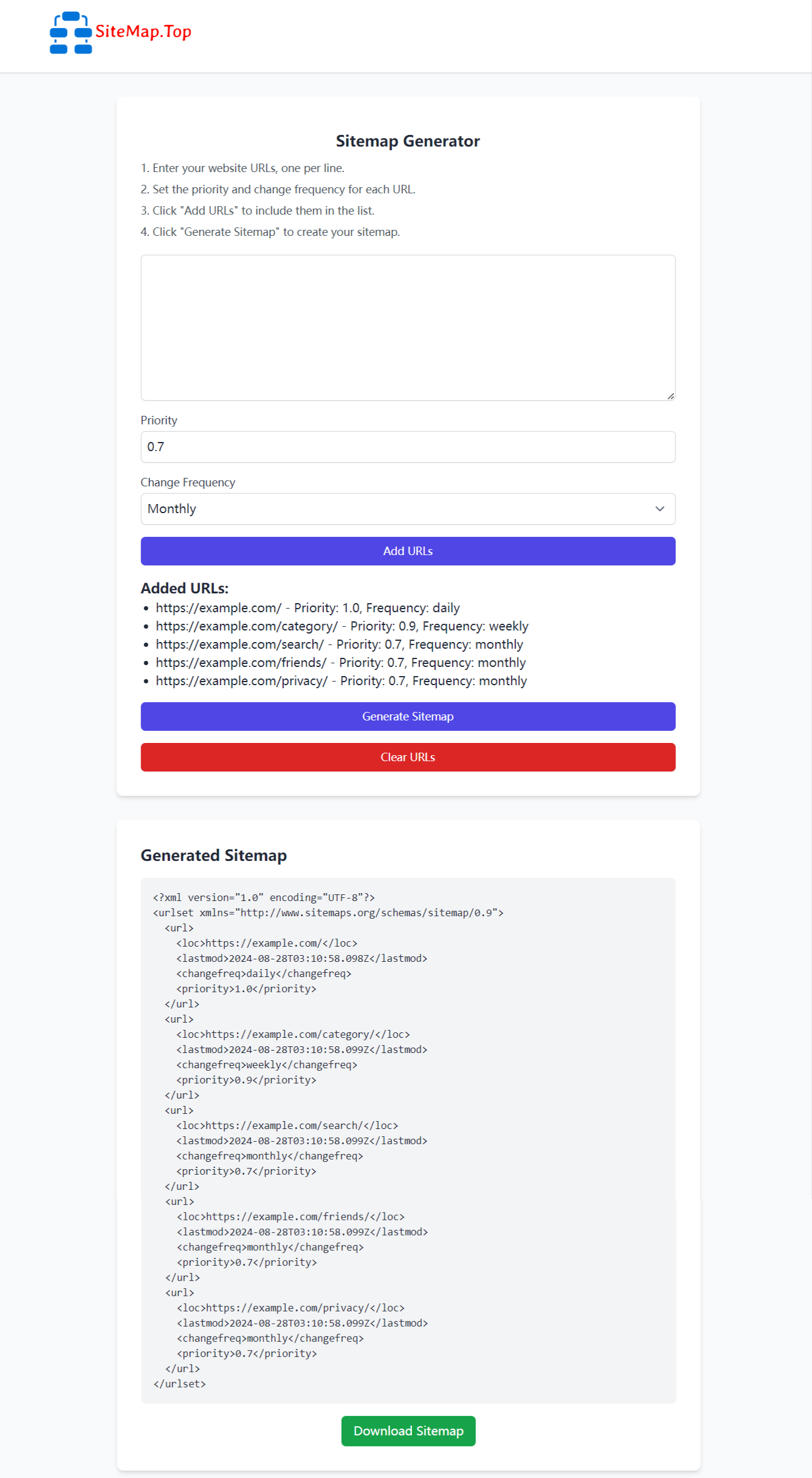 02 sitemap-top-add URLs generate and download sitemap.png