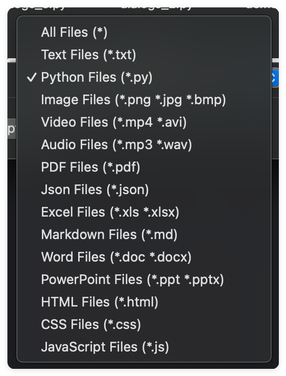 PySide6 GUI 编程（27）：QFileDialog的简单使用