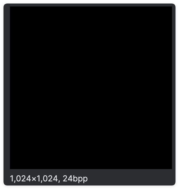 BGR 三通道黑色图片