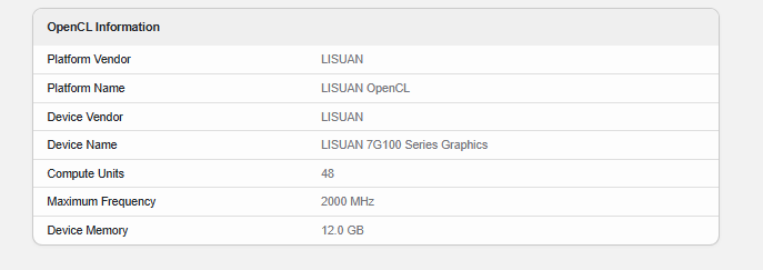 据报道,中国首款高端游戏 GPU Lisuan G100 的性能优于 NVIDIA 的 GeForce RTX 4060,在新基准测试中略落后于 RTX 5060 2