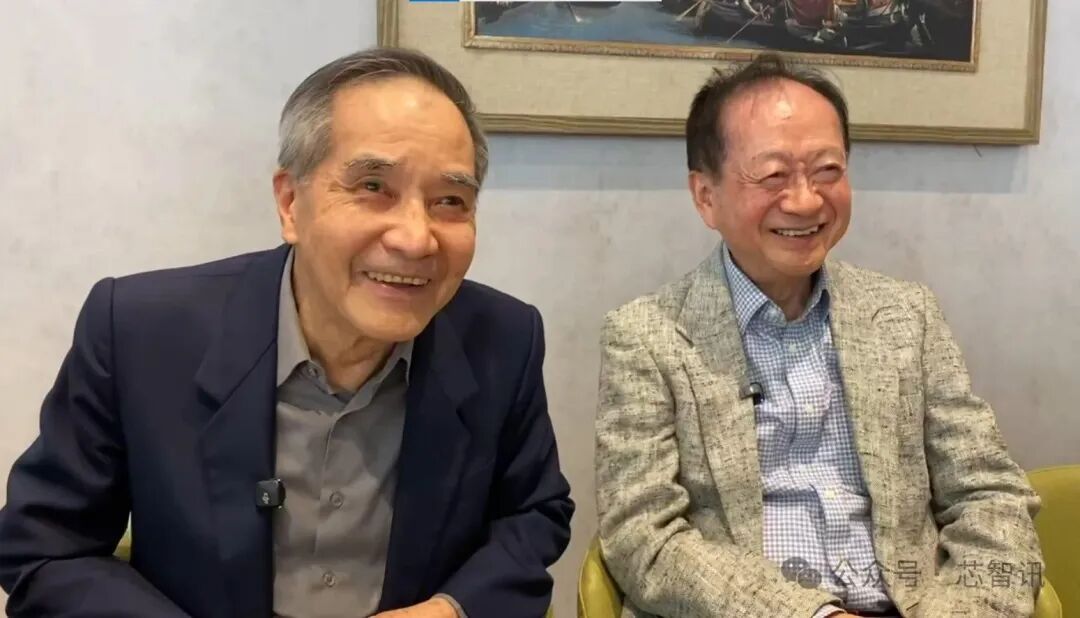 「台积研发六骑士」两大将林本坚、蒋尚义久违同框，替退休教授施惠新书站台。陈玉娟摄