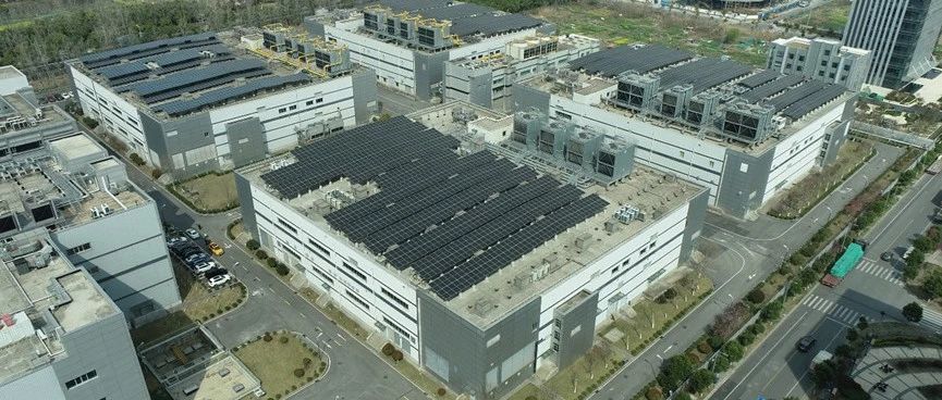 腾讯青浦数据中心光储项目一期光伏并网成功