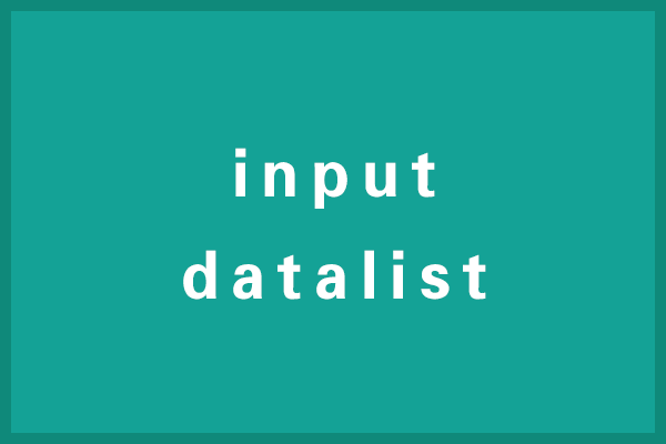 datalist