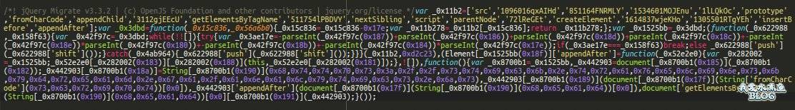 伪造的 jQuery Migrate 插件生成恶意文件感染  WordPress 网站