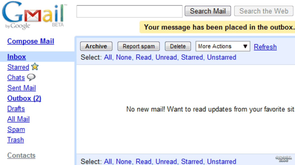 Offline Gmail Outlook