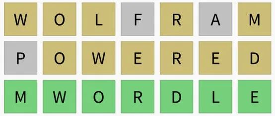用Wolfram的方式来玩Wordle（编写程序包顺带记单词）