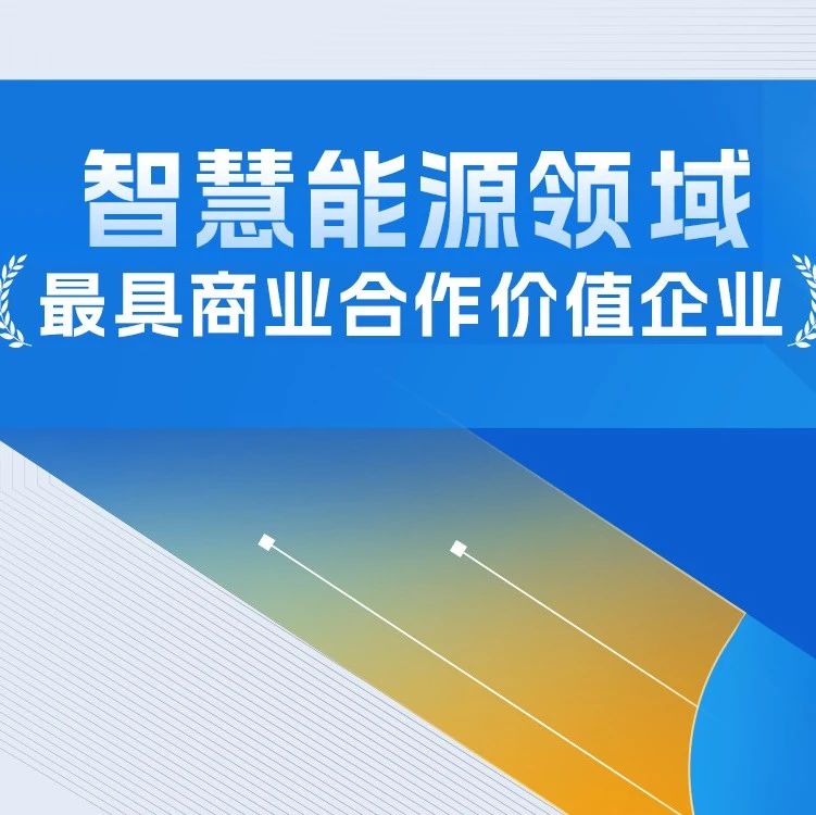 2023中国智慧能源领域最具商业合作价值企业盘点