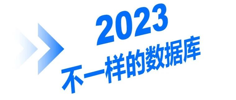 2023，不一样的数据库