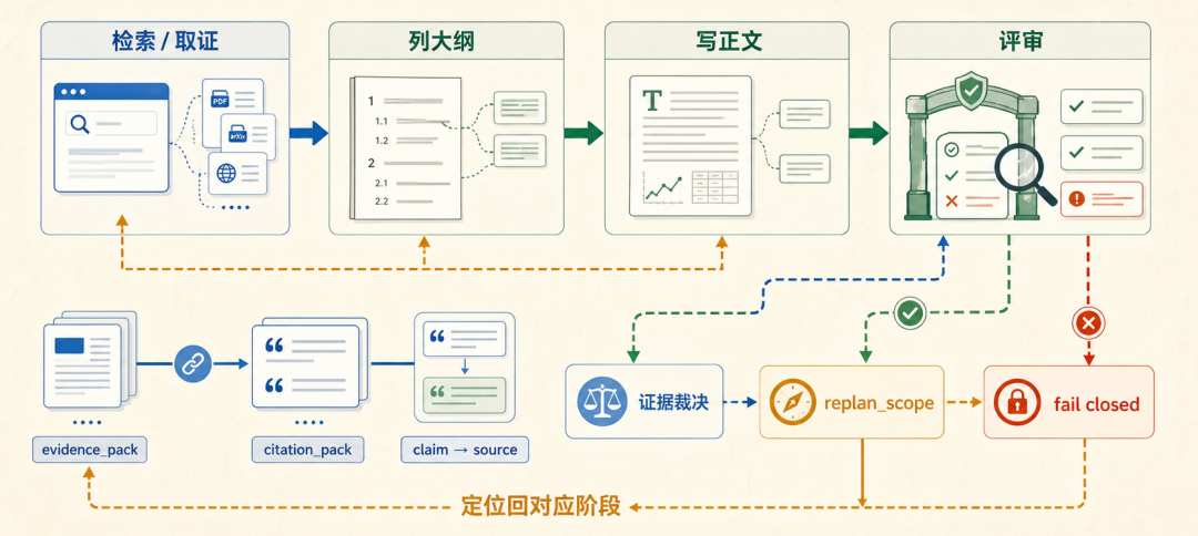 FlockMind:评审驱动的阶段化重规划