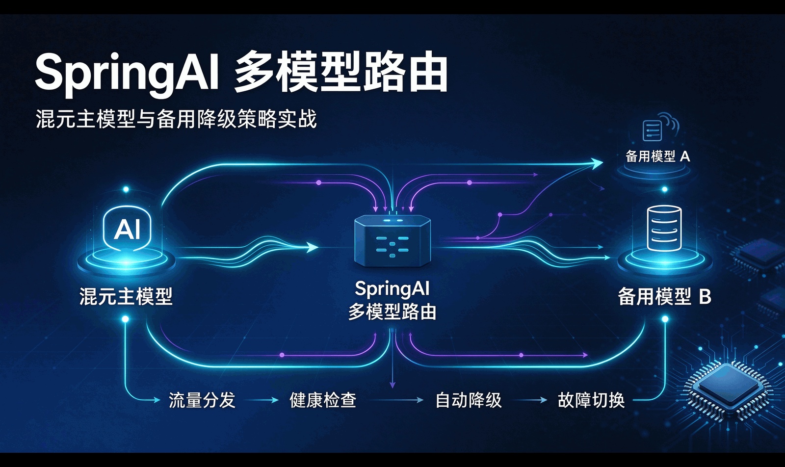 SpringAI 多模型路由:混元主模型与备用降级策略实战