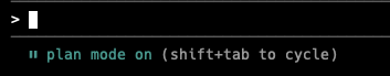 Plan Mode