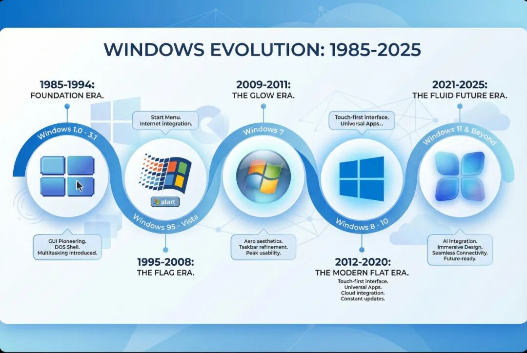 Windows演进时间线