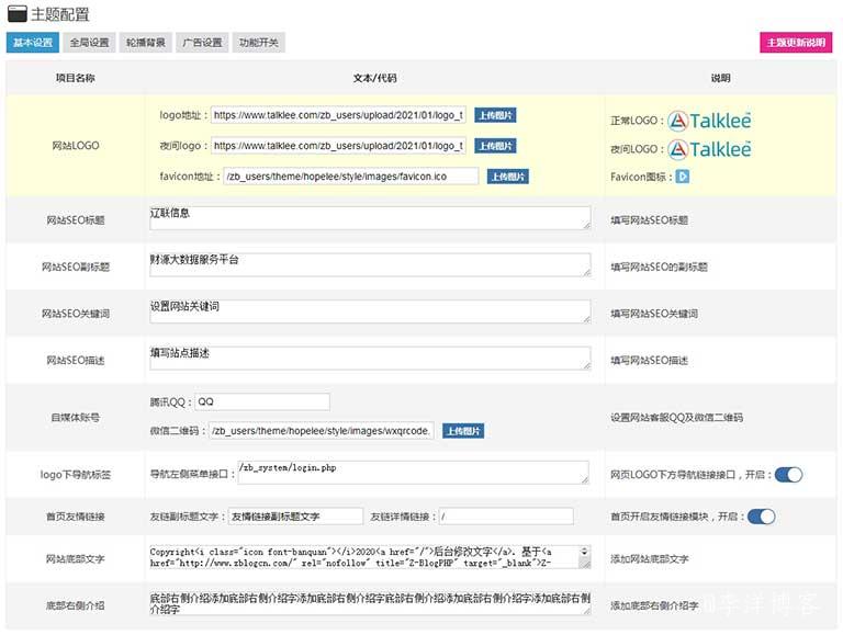 zblogPHP万能型主题模板希望（Hopelee）全新绽放，独具热爱，自成一派 第17张