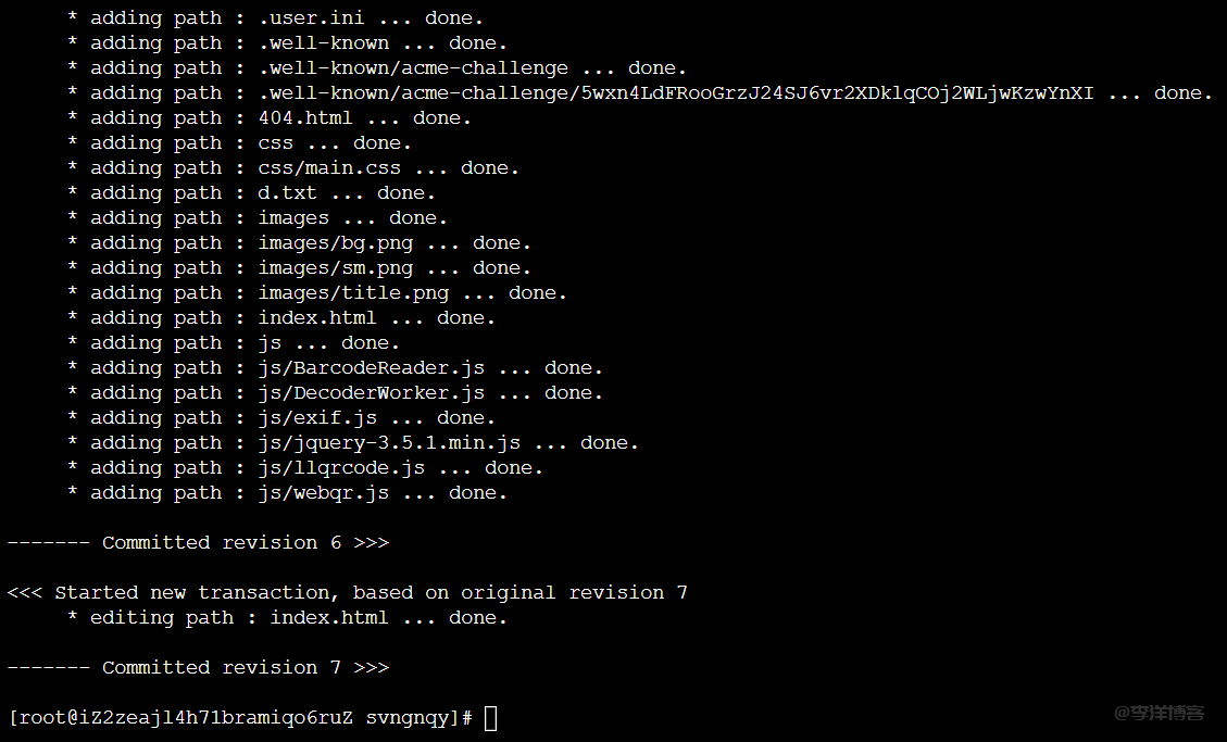 Linux环境下SVN代码库从旧服务器迁移到新服务器的步骤详解 第6张