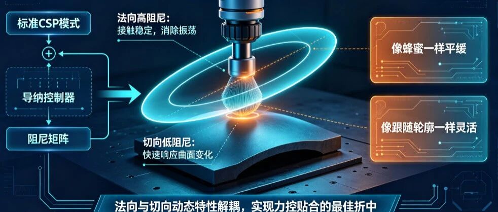 导纳控制器的阻尼矩阵 - 阻尼椭圆