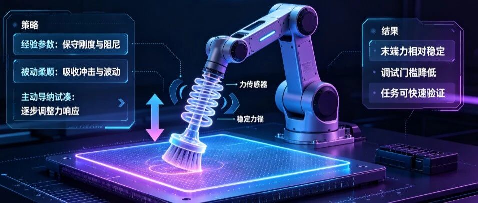 经验值的工程化，实现机械臂末端柔顺