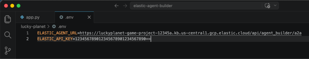 Screenshot of a code editor window showing a project titled