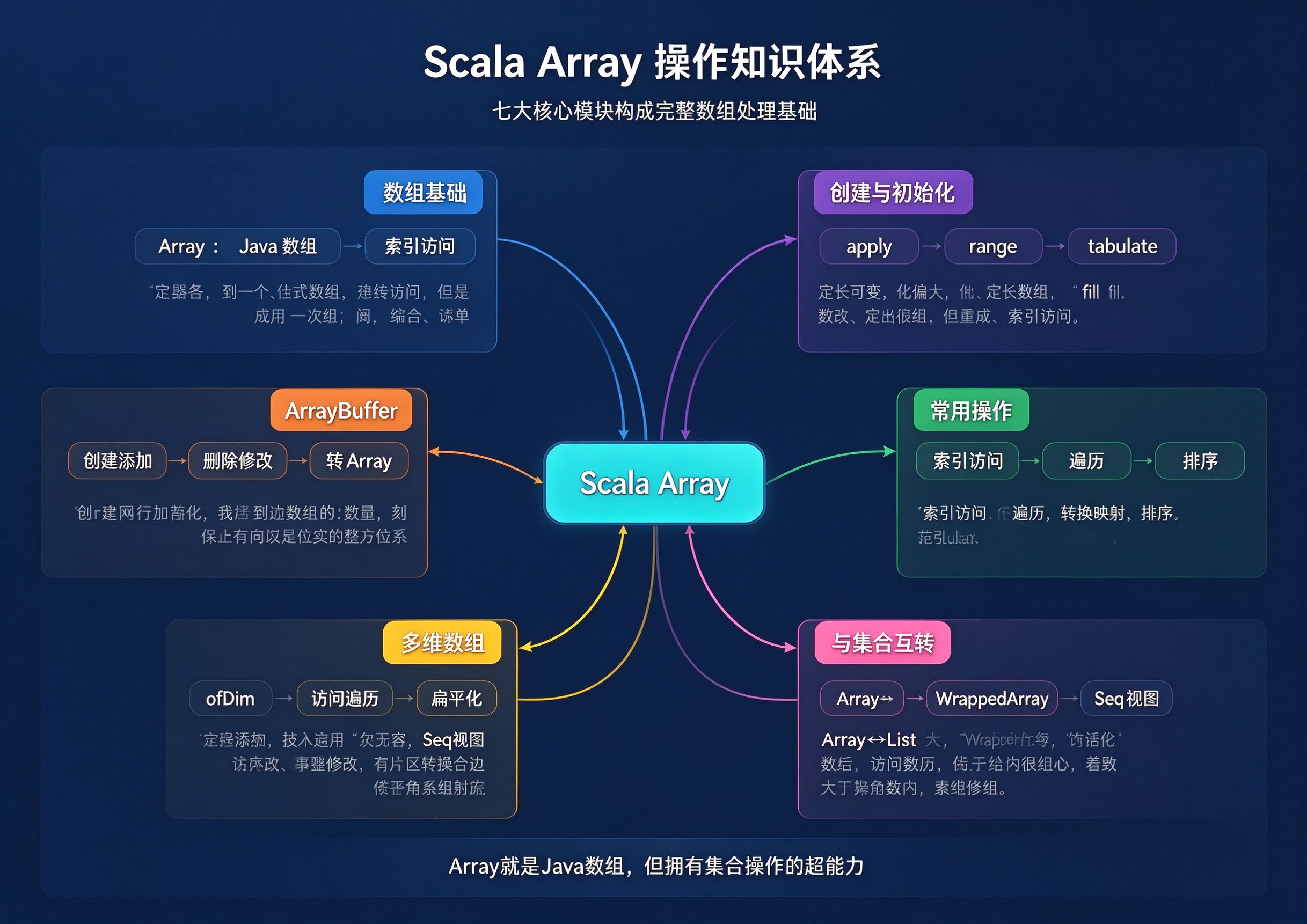 Scala Array操作：从定长数组到ArrayBuffer的完整指南