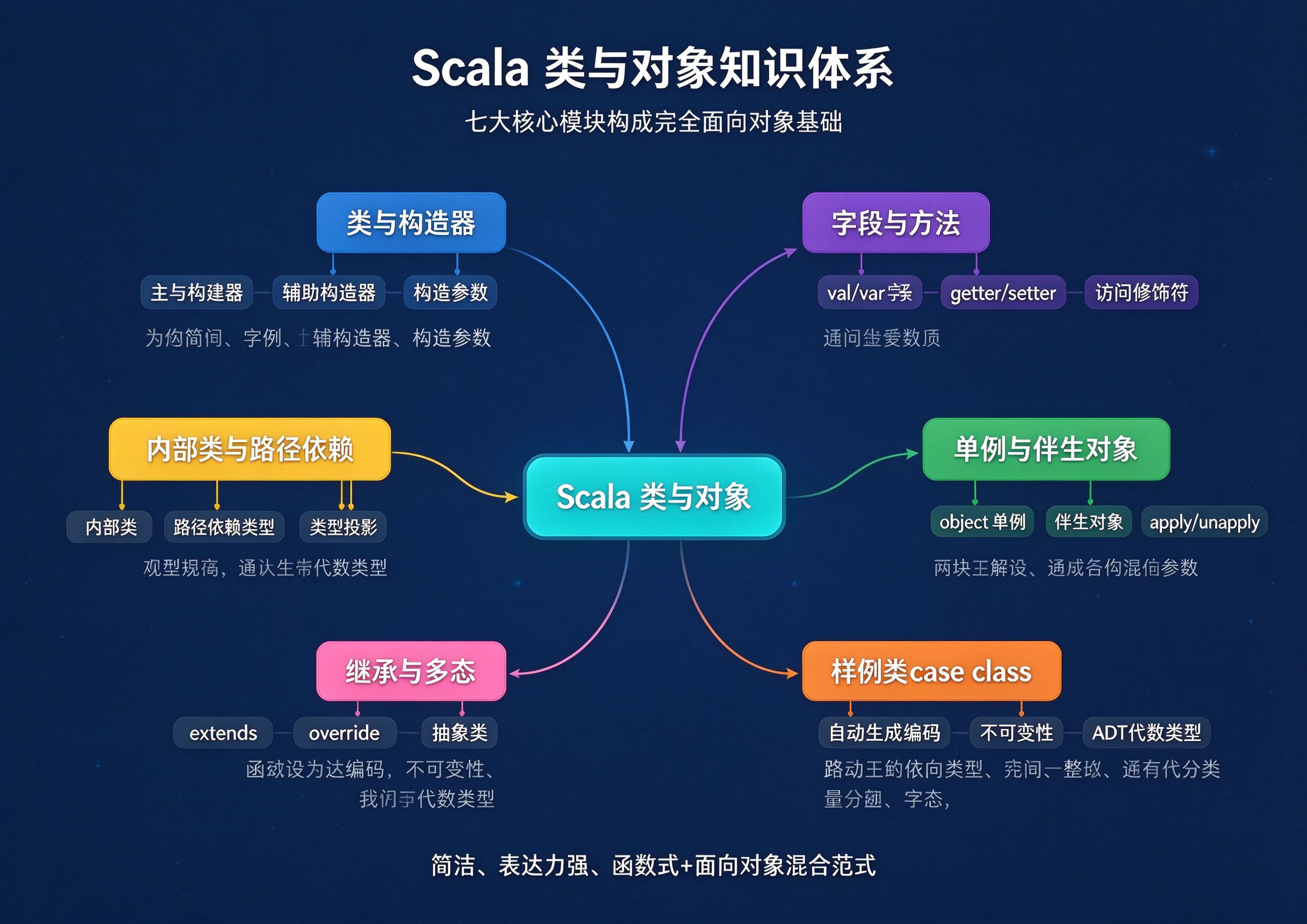 Scala类和对象：从构造器到样例类的完整指南