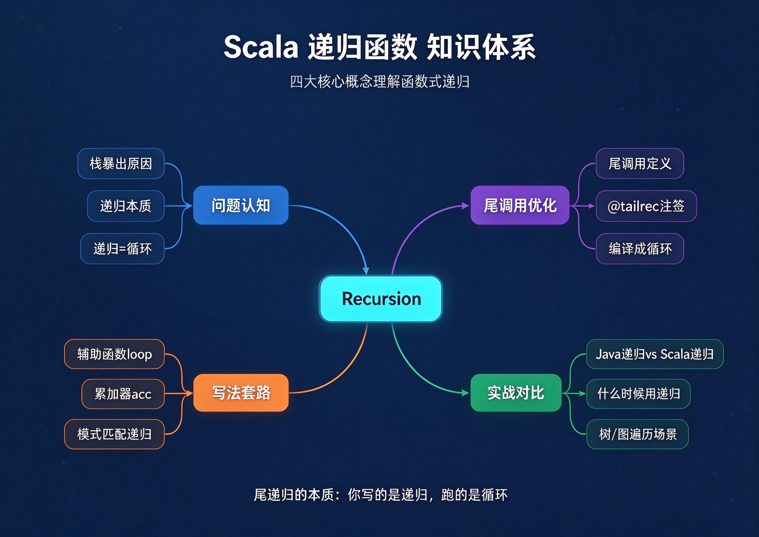 深入理解Scala递归函数：从栈溢出到尾调用优化