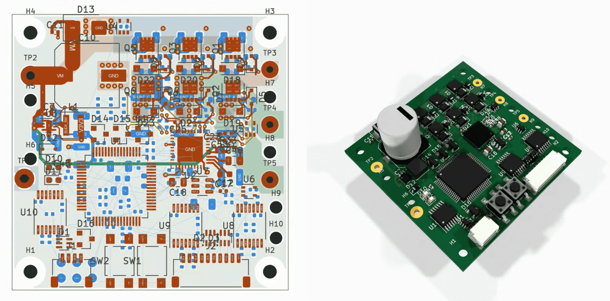 官方演示：Astra 在 KiCad 里完成电路板布线