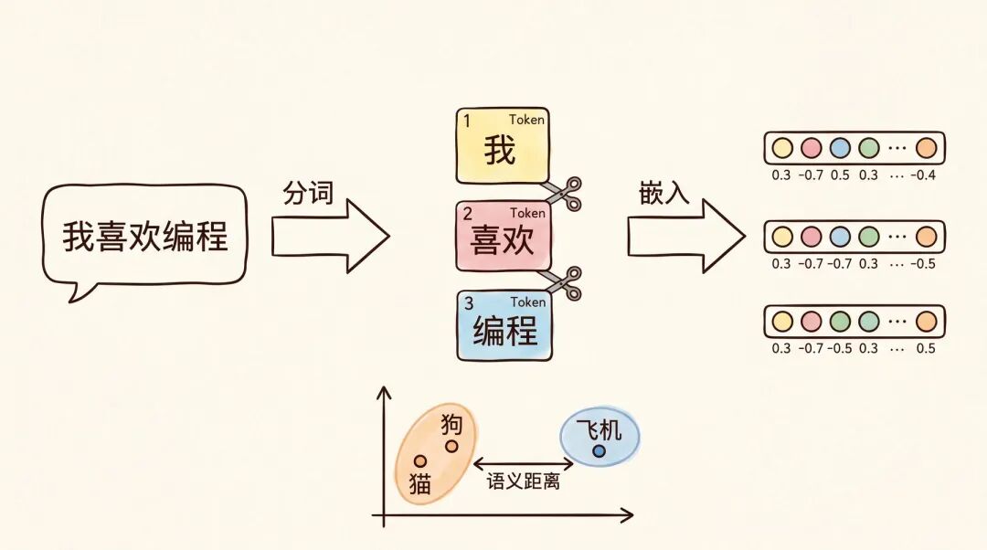 分词和嵌入