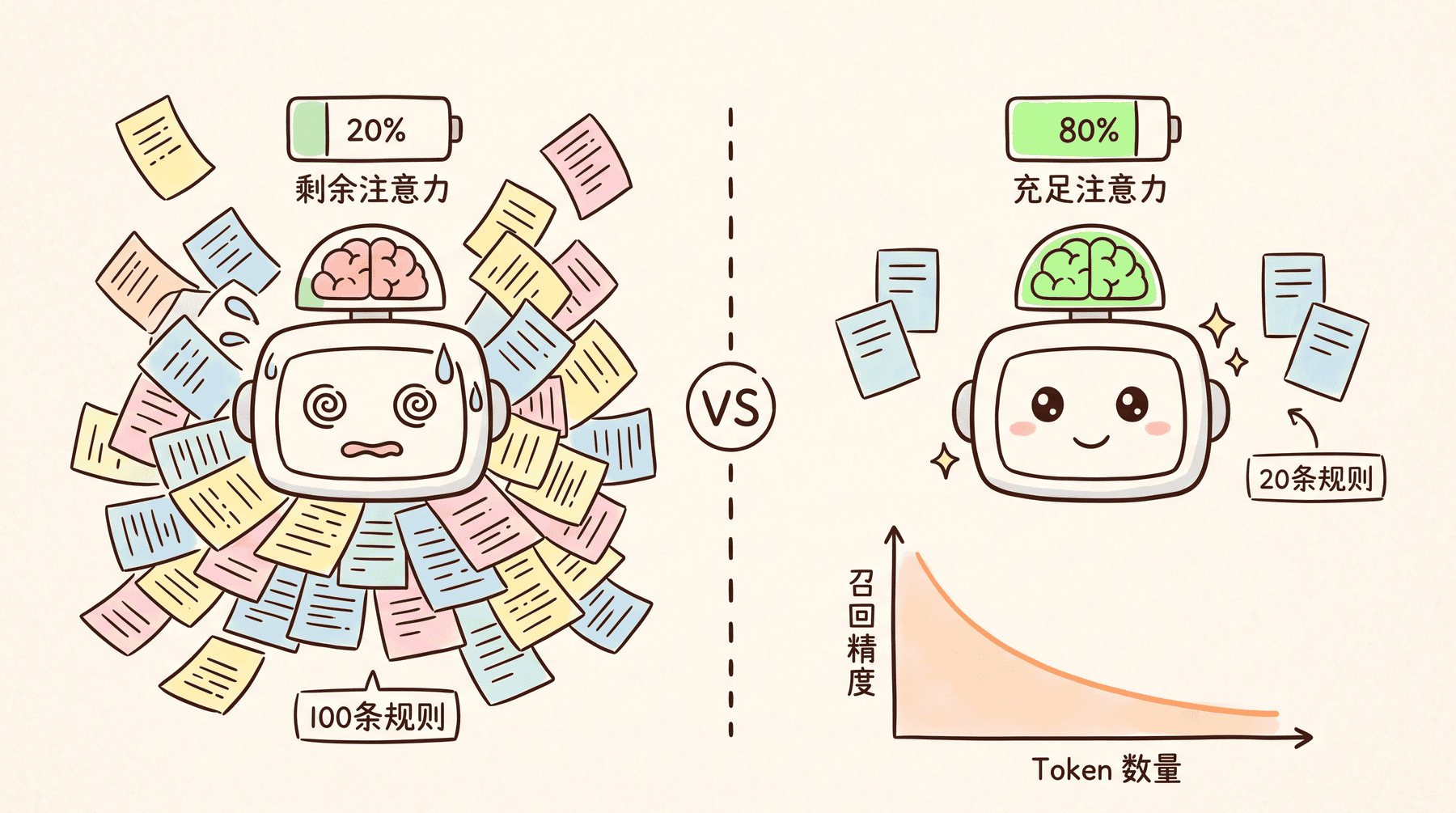 注意力预算与边际递减效应