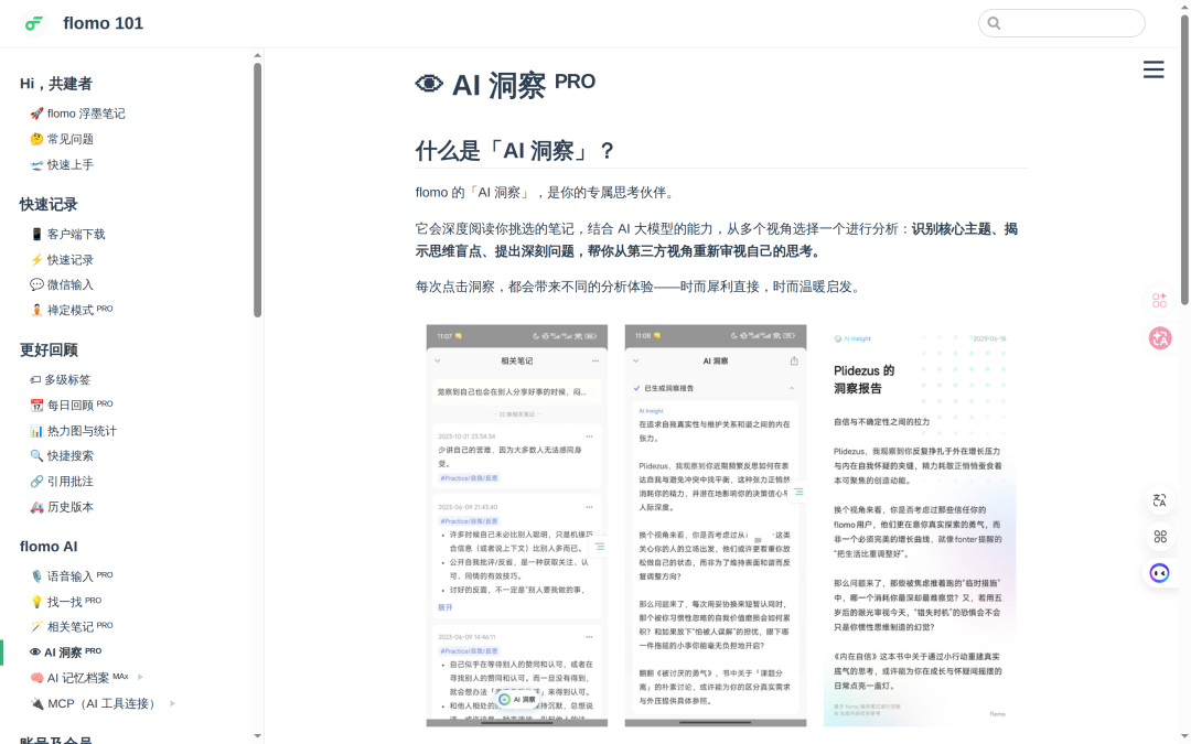 flomo AI 洞察