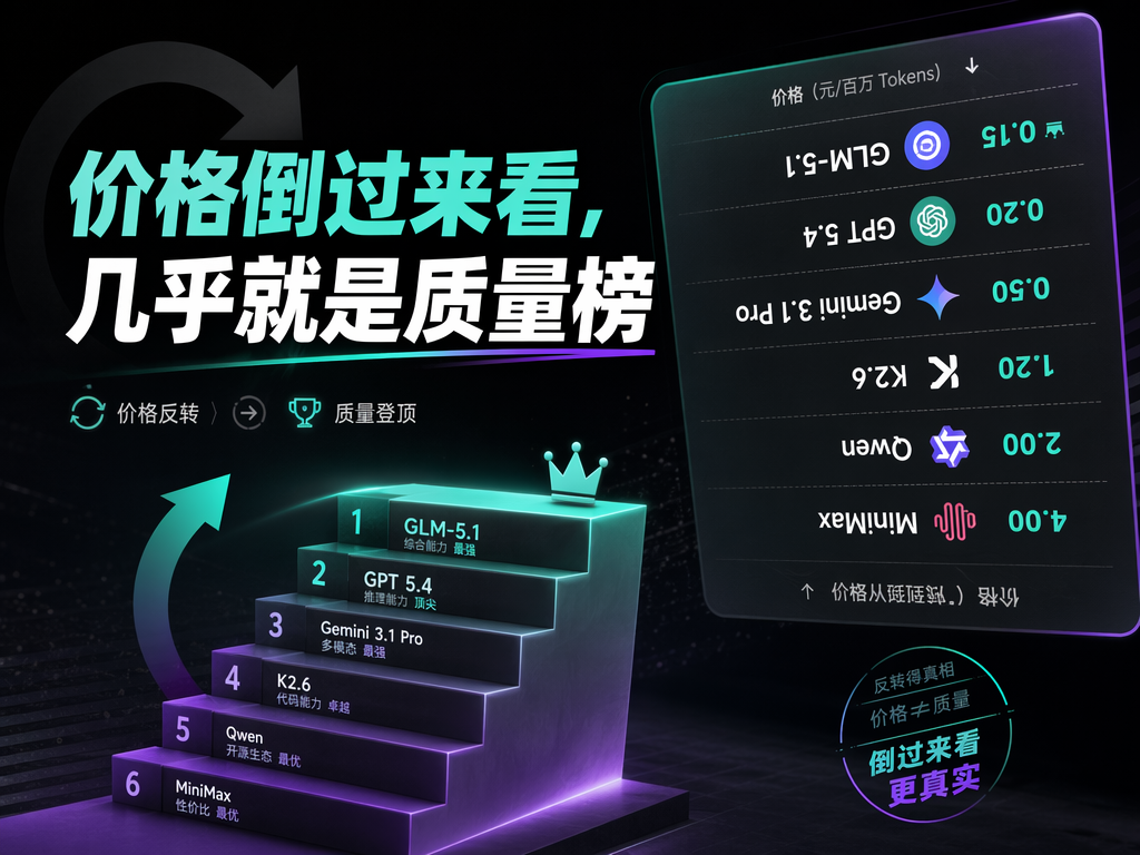 价格表倒过来，几乎就是质量榜