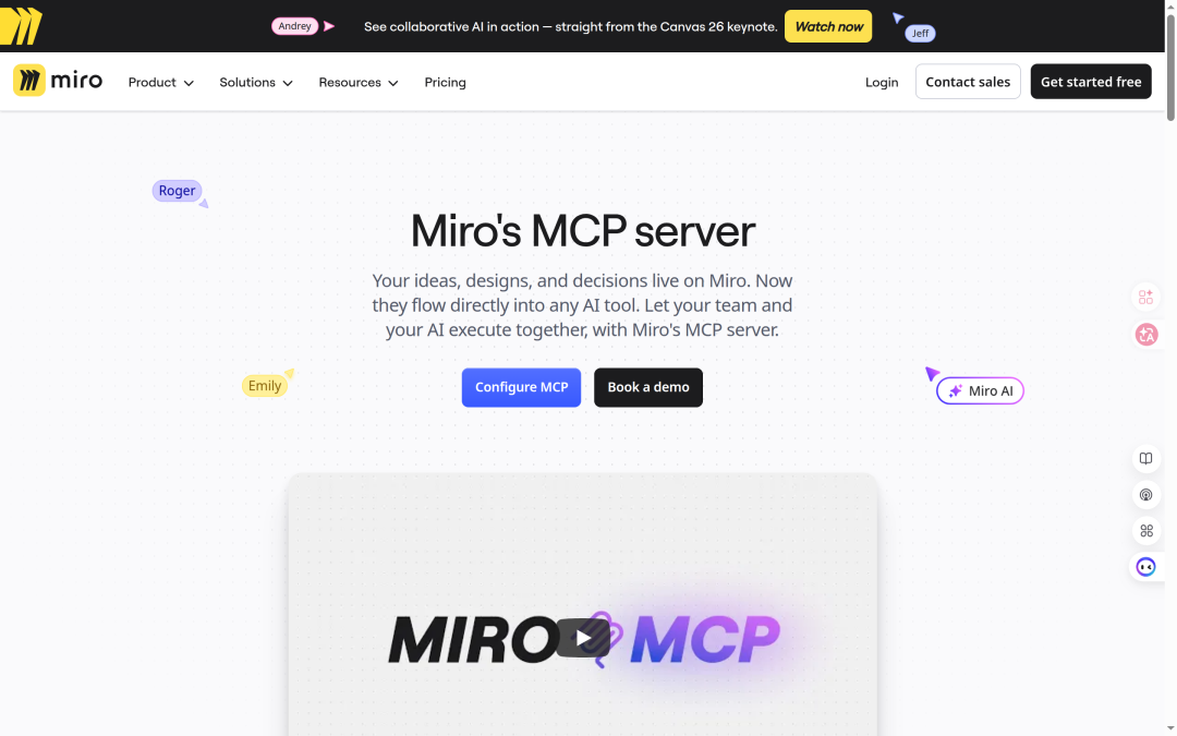 Miro MCP：连接 AI coding tools