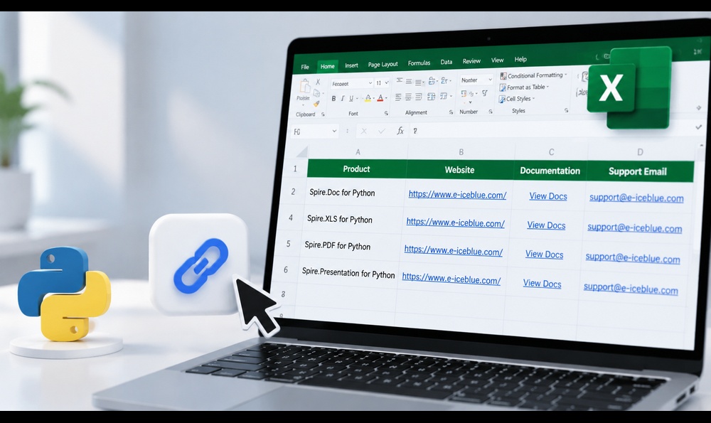 使用 Python 自动化处理 Excel 超链接的完整指南