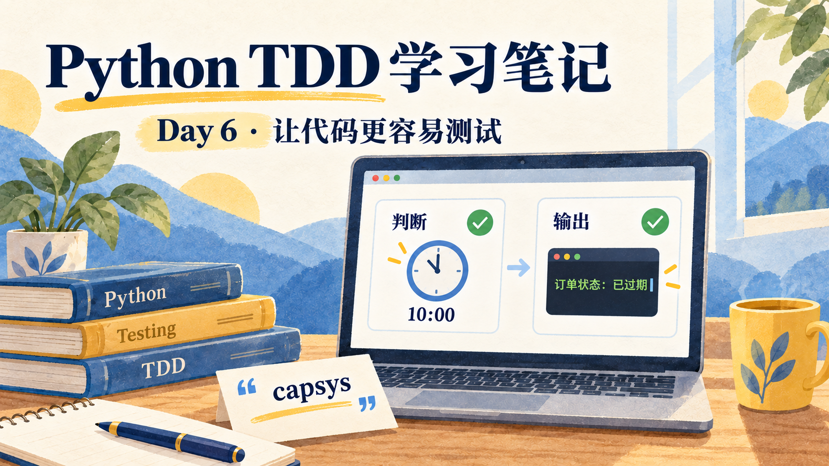 Python TDD 学习笔记 Day 06：让代码更容易测试